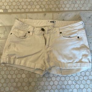 Paige white Jean shorts